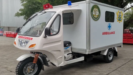 Ambulance de tricycle de moto de roue de l'ambulance 3 de passager d'hôpital